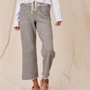 The great cropped varsity sweatpants